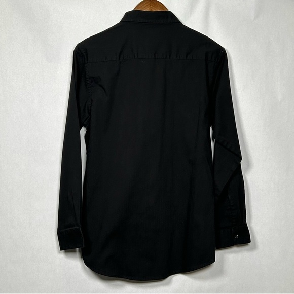 2 for$15 Chap’s Boy’s XL (18-20) Black Button Down Shirt - Picture 2 of 10